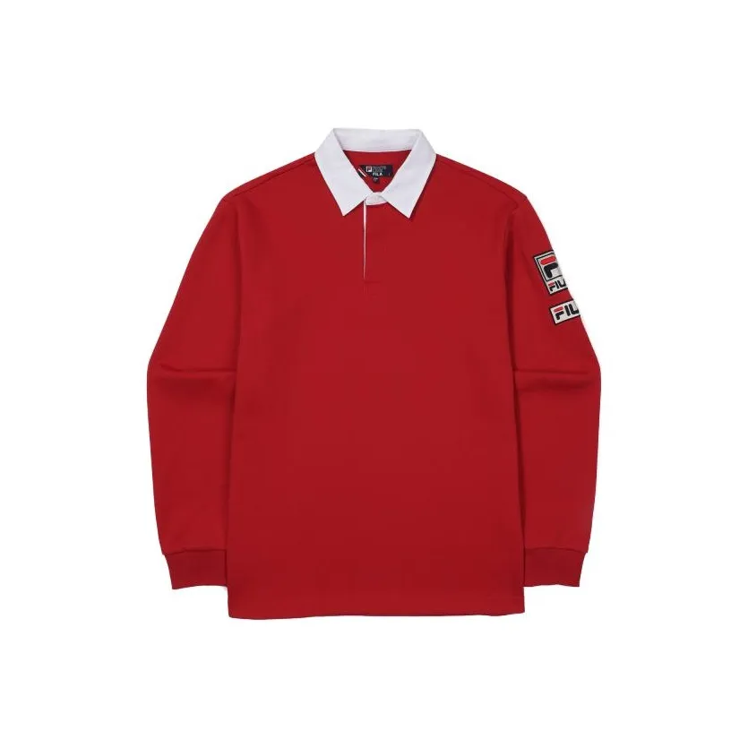 FILA Polo Shirts Unisex Red