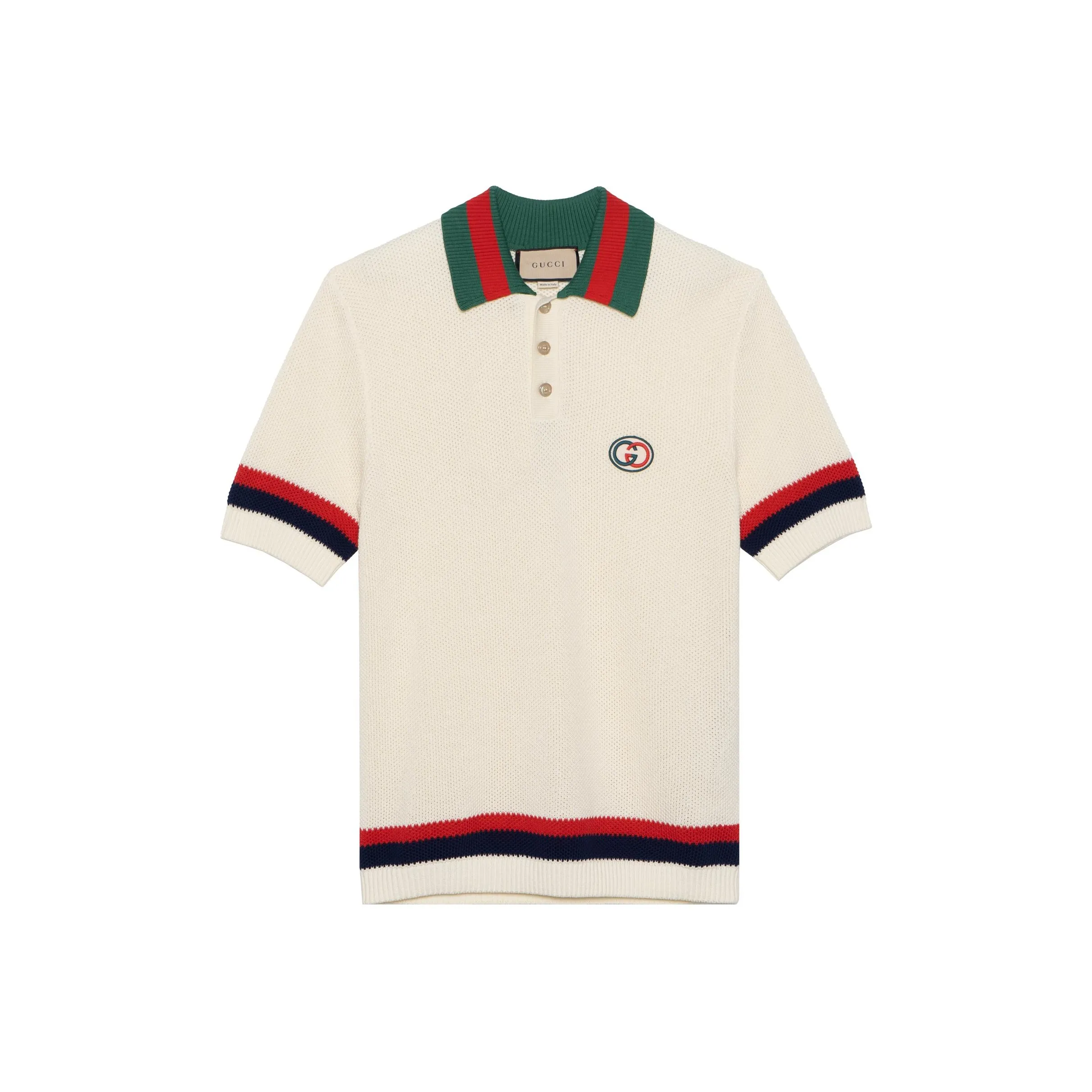 GUCCI Polo Shirts Men's Ivory