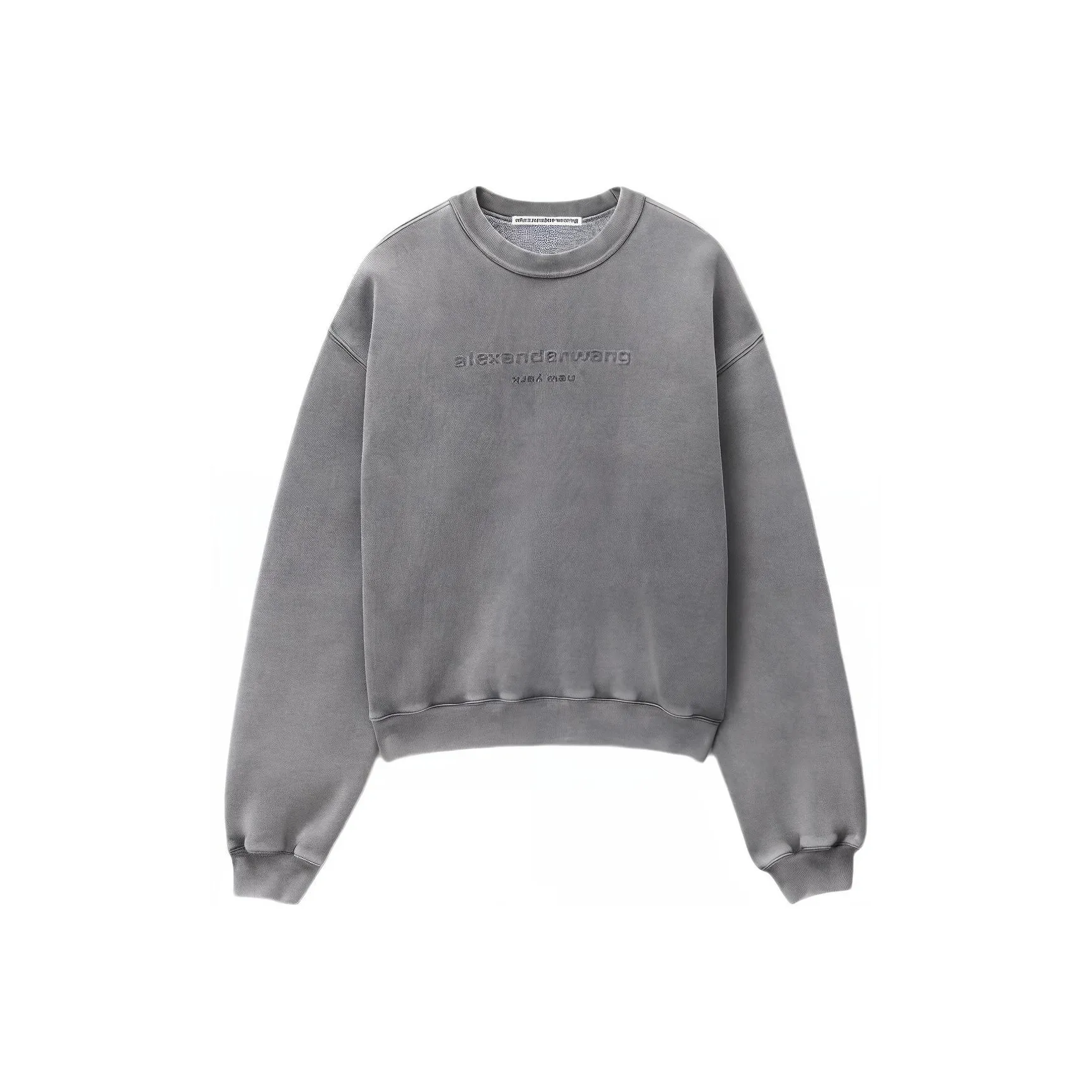 Alexander Wang SS24 Свитшот Унисекс Серый