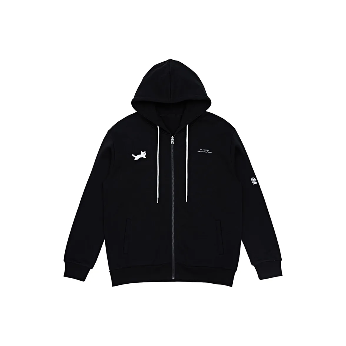 Black Cat Pixel Свитшот Унисекс