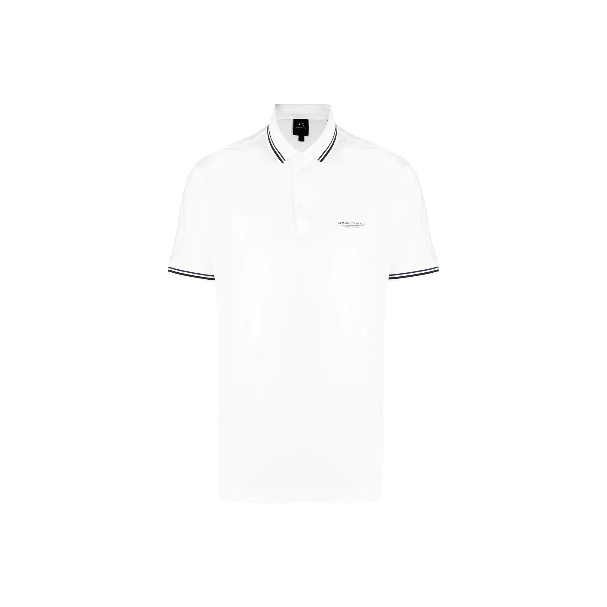 ARMANI EXCHANGEAE SS22 Polo Shirt Men's White