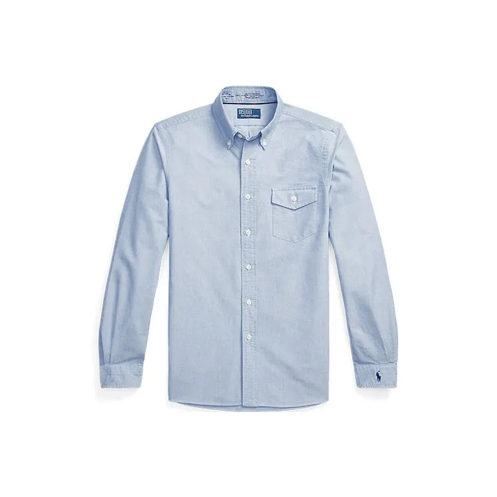 Polo Ralph Lauren Небесно-голубой Мужские Рубашки
