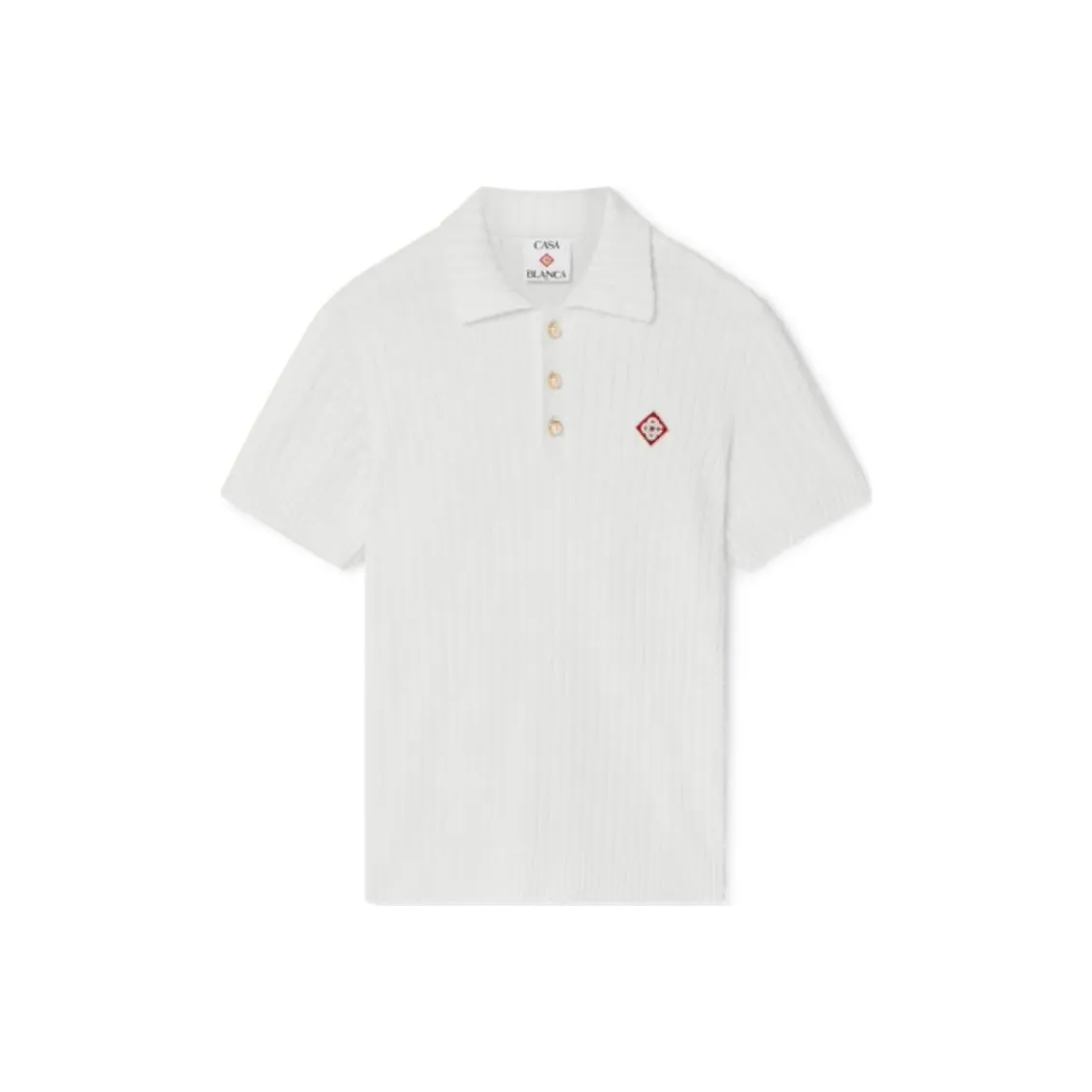 CASABLANCA Boucle Polo Shirt