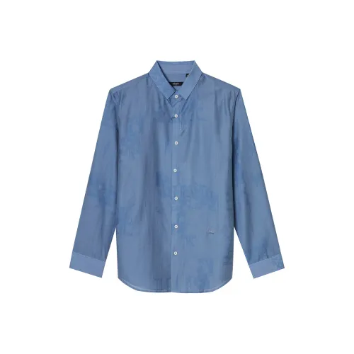 LIU·JO UOMO Blue Мужские Рубашки