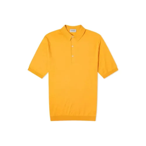 JOHN SMEDLEY Лимон Мужское Поло