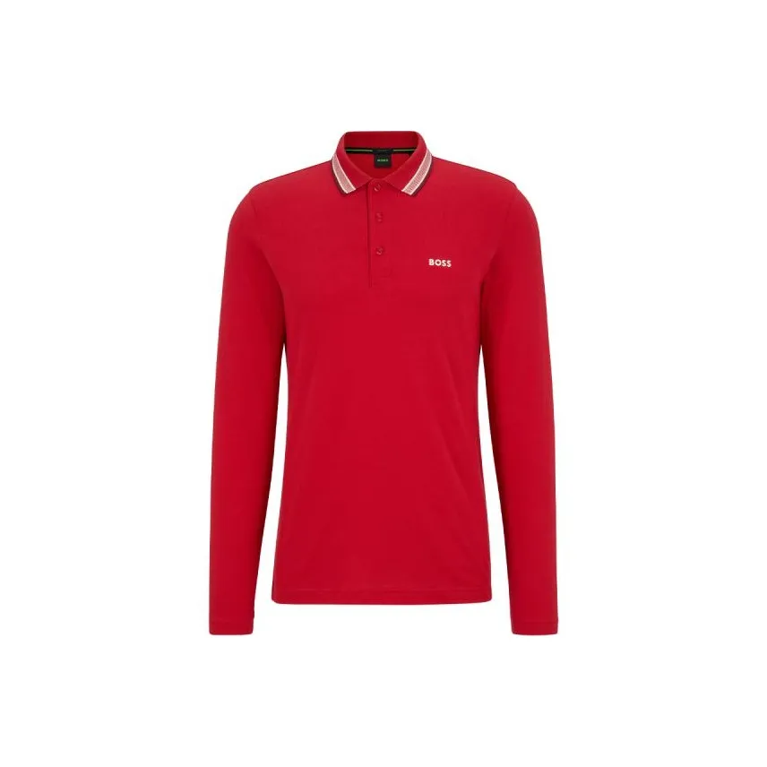 HUGO BOSS Polo Shirts Men's Red