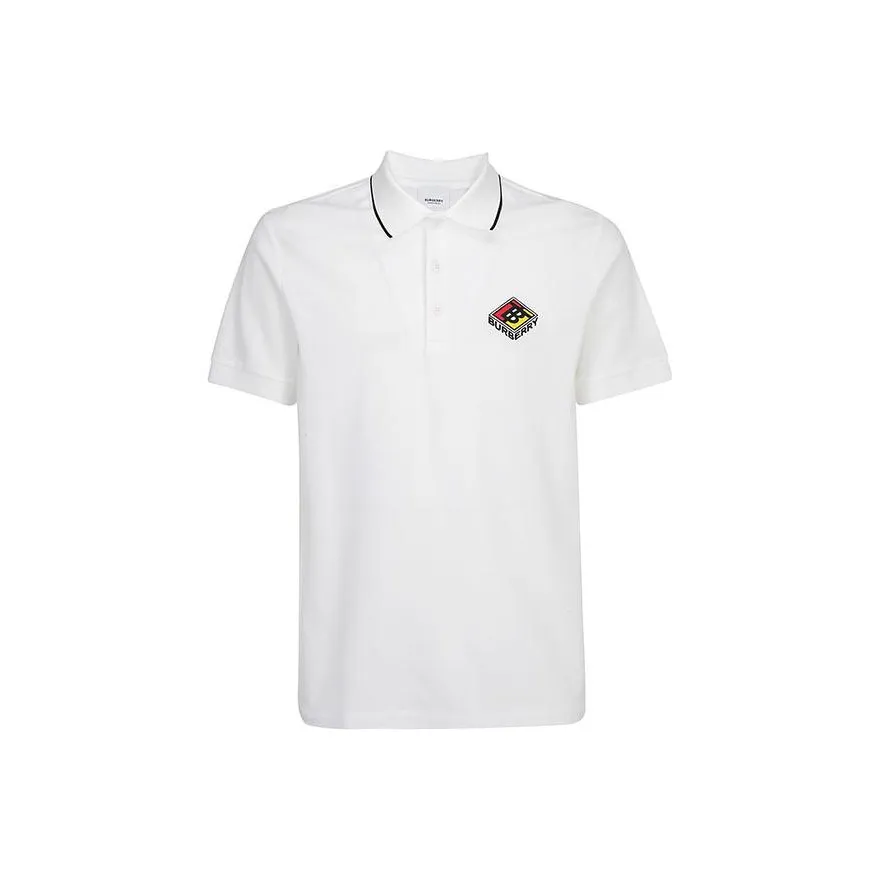 Burberry Polo Shirts Men White