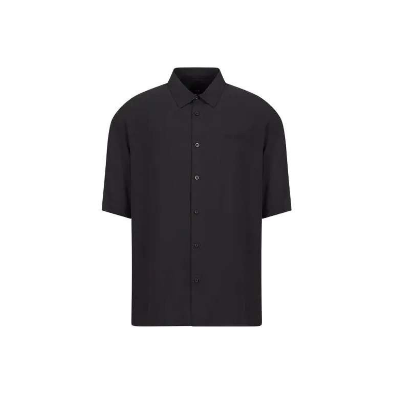 ARMANI EXCHANGE Мужские Черные Рубашки