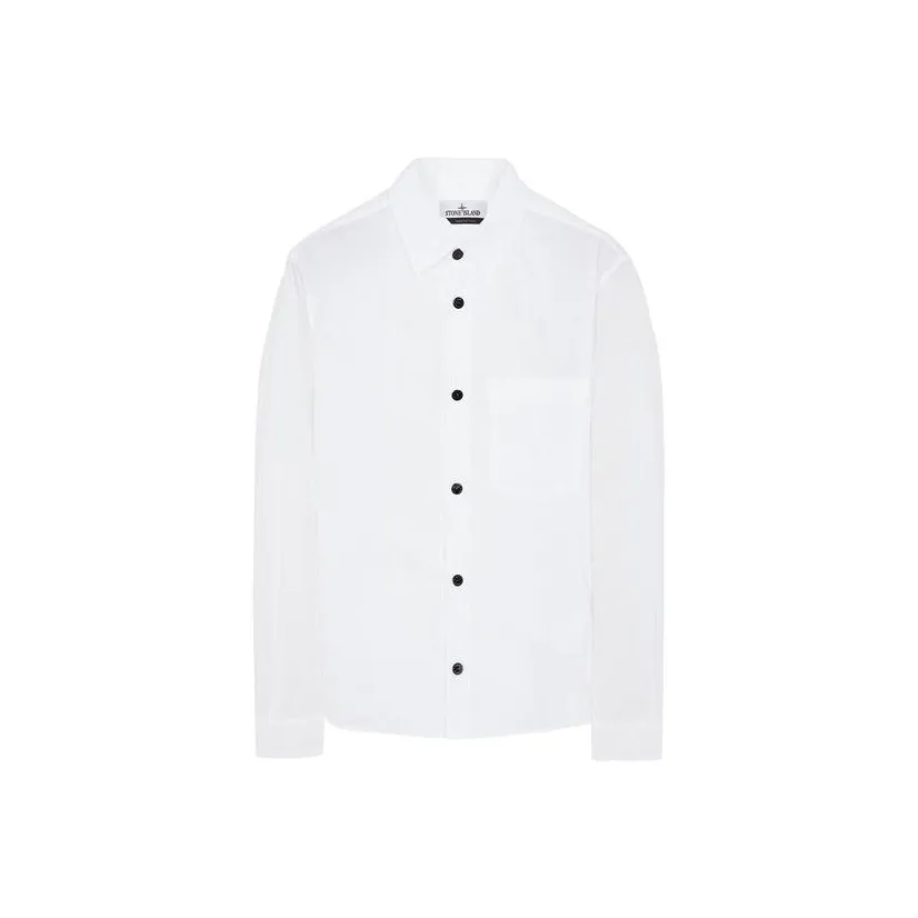 STONE ISLAND Long Sleeved Button Up Shirt