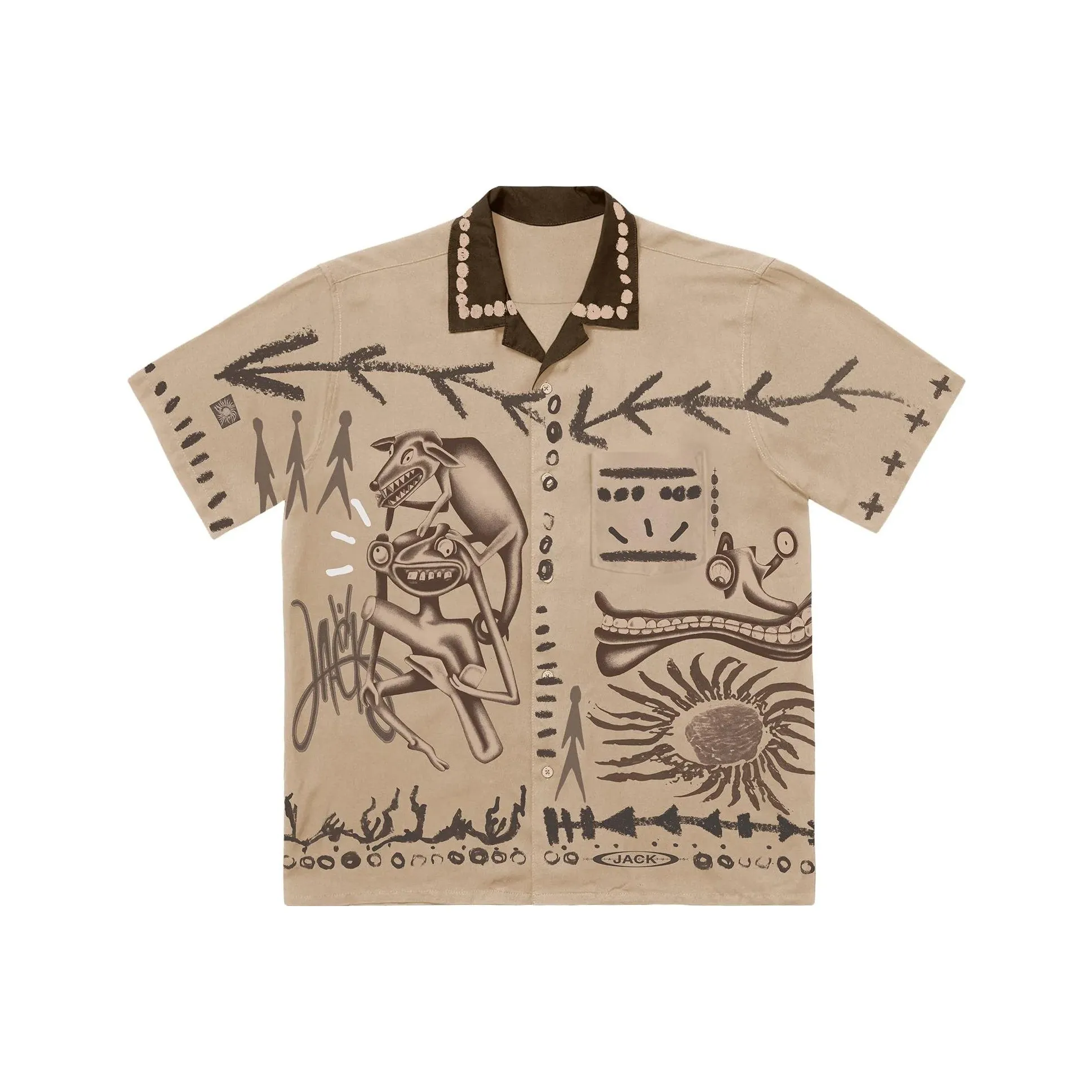 Travis Scott Painter's Button Up Shirt
