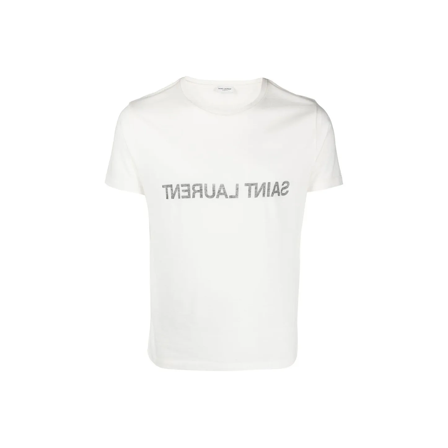 SAINT LAURENT Logo Printed Crewneck T Shirt