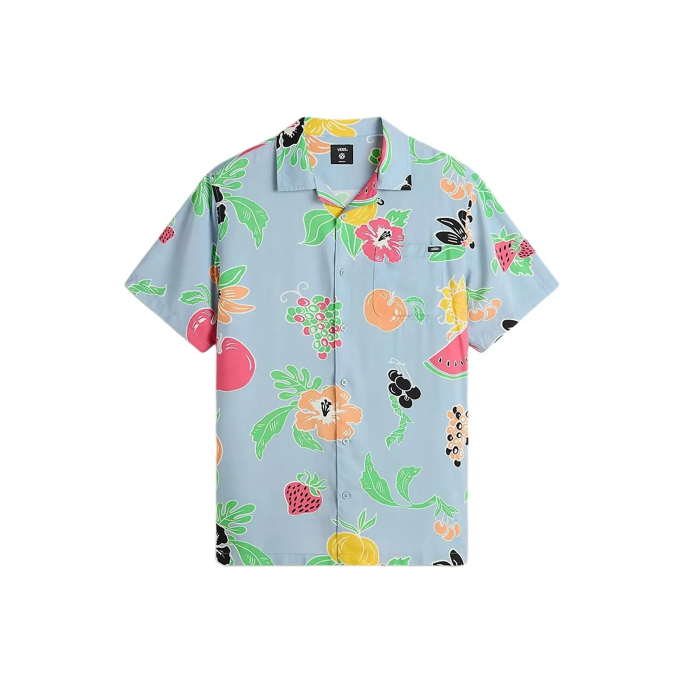 VANS Фрукты Синий Мужские Рубашки