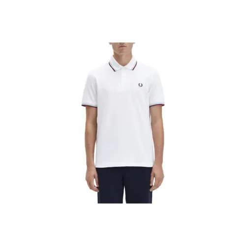 FRED PERRY Белый Мужское Поло