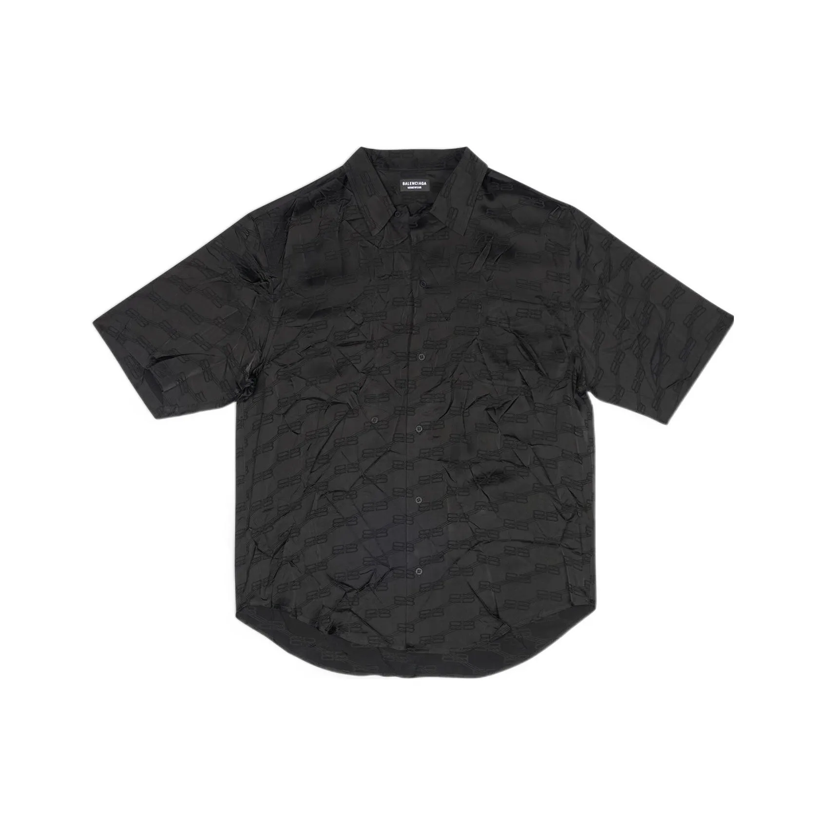 Balenciaga Balenciaga BB MONOGRAM FW22 Shirt Men's Black