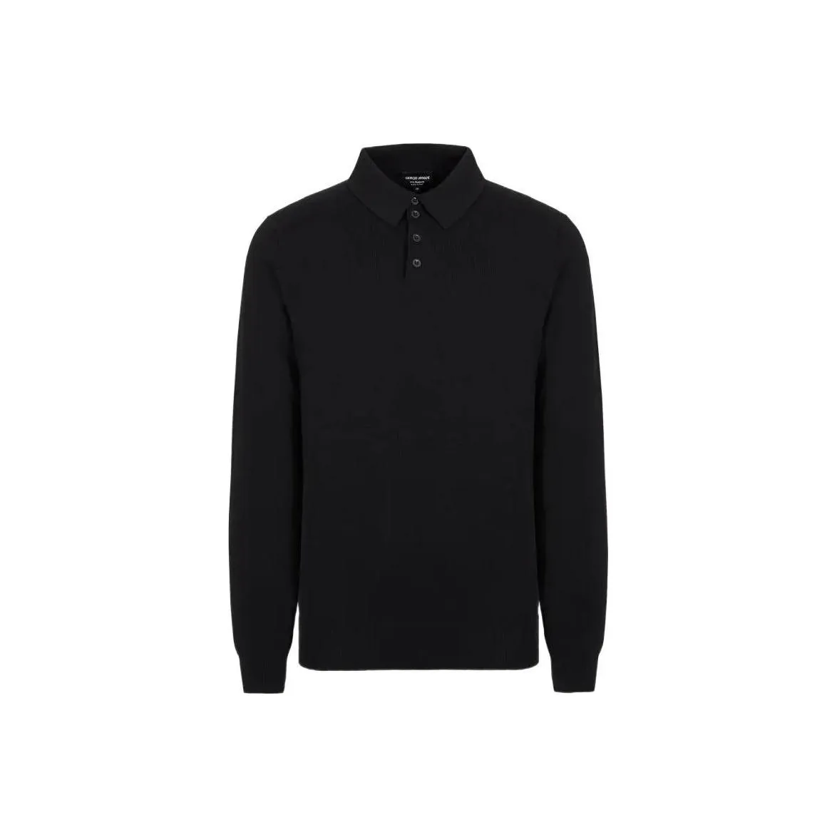 Emporio Armani Long sleeved Cashmere Polo Shirt