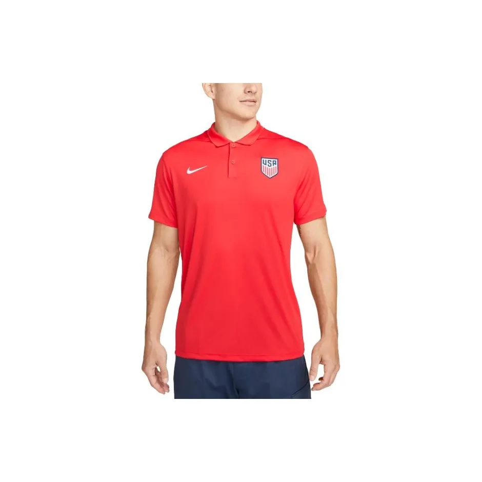 Nike USA Soccer Team Olympic Series Polo Shirt Men's Red