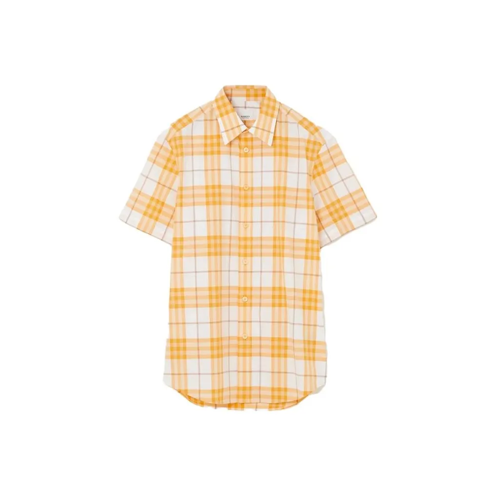 Burberry SS23 Shirt Men's White Yellow