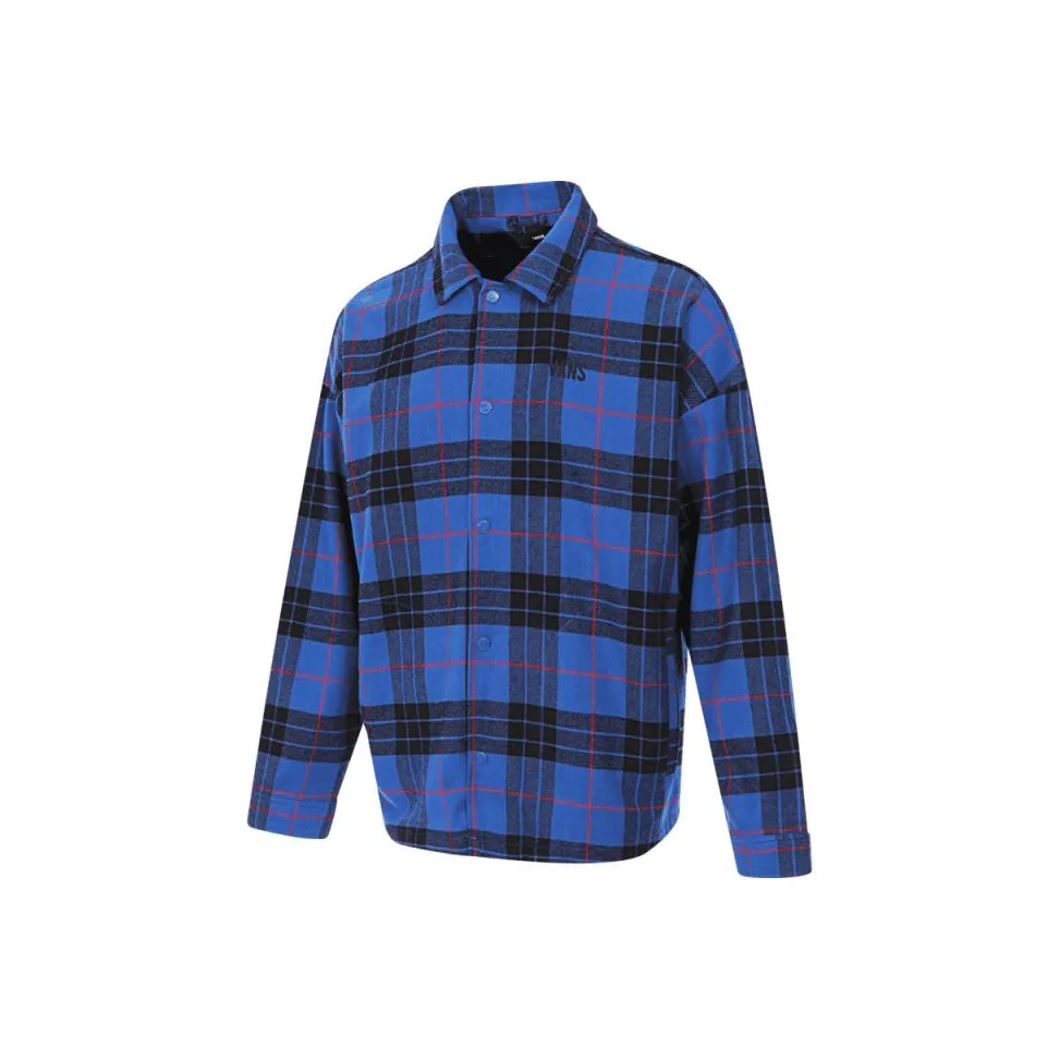 Vans Tartan SHACKET Рубашка Мужская Синяя