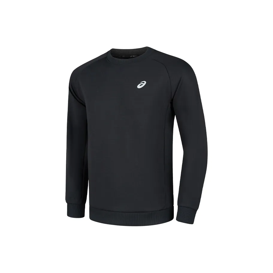 Asics Мужская беговая толстовка черного цвета