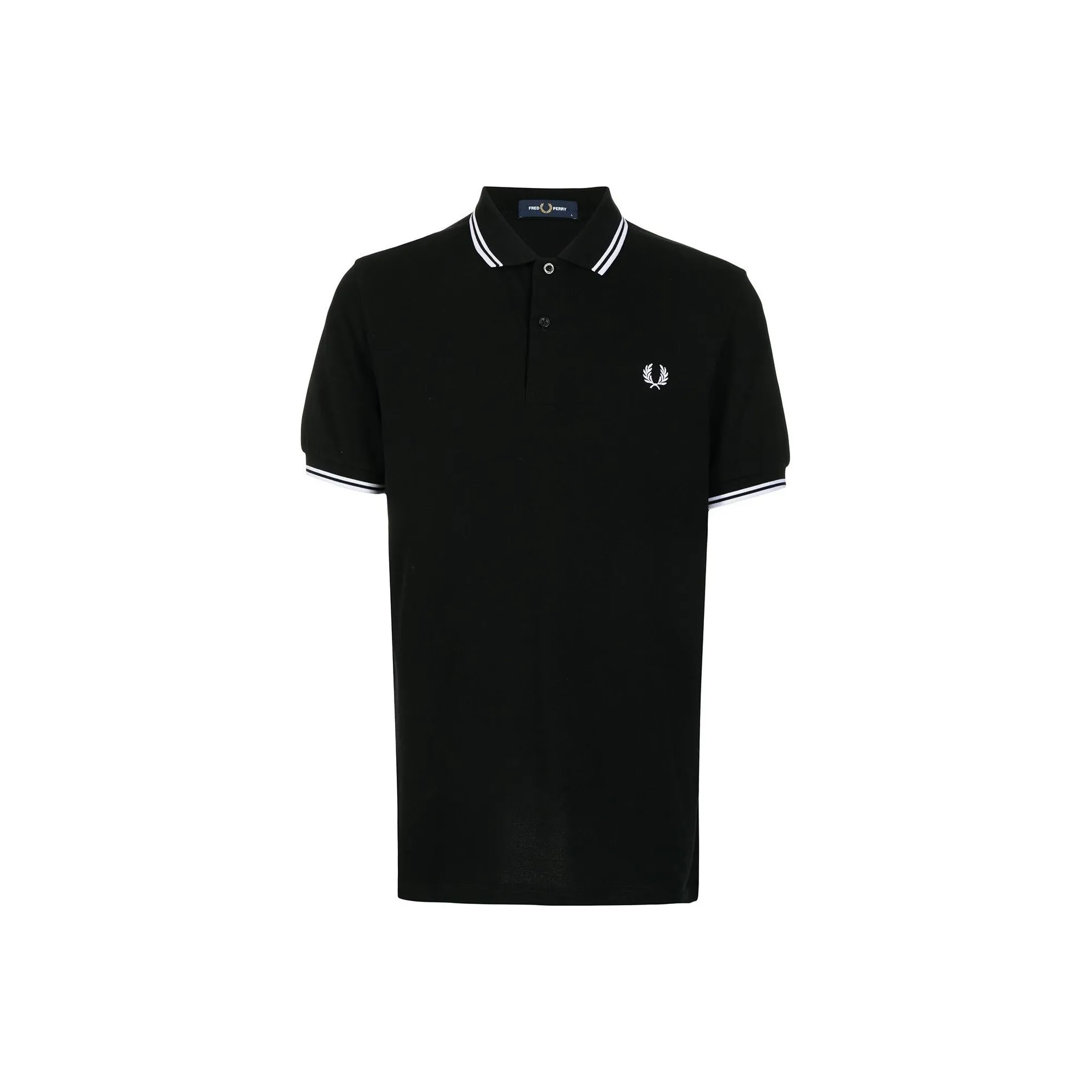 FRED PERRY Поло Мужское Черное
