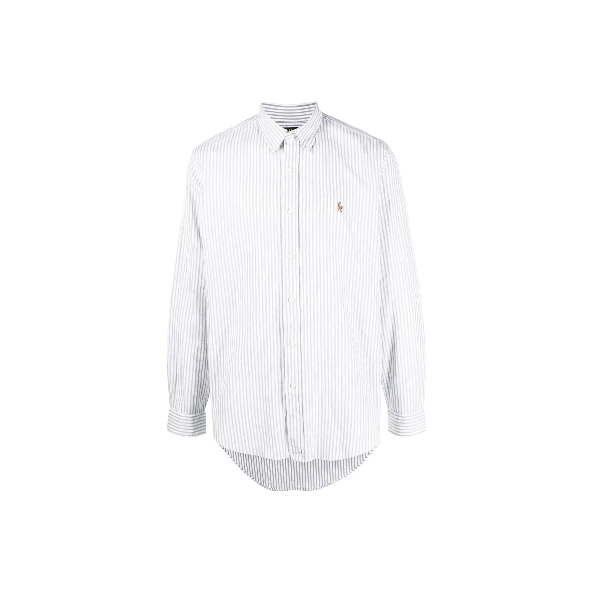 Polo Ralph Lauren Серый Белый Мужские Рубашки