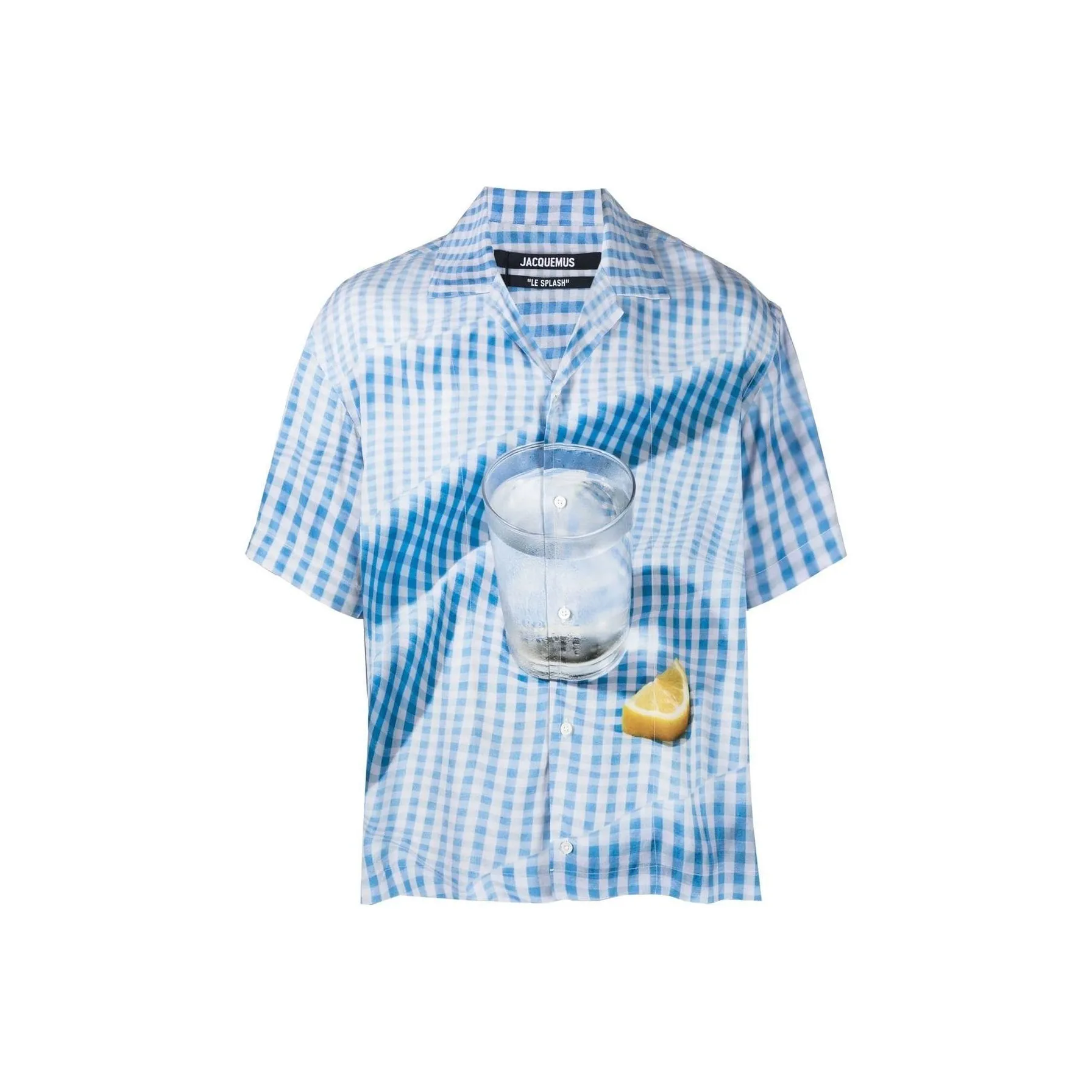 Jacquemus Le Chemise Jean Tablecloth Print Shirt