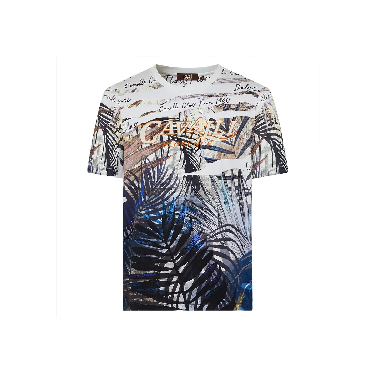 Cavalli Class T Рубашка Мужская Цифровая