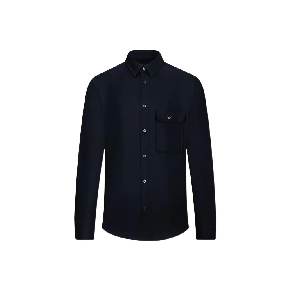 ARMANI EXCHANGE Темно-синие мужские рубашки