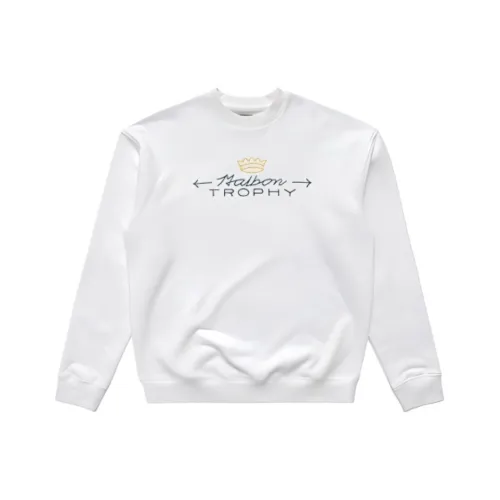 MALBON GOLF Белый Мужские Толстовки