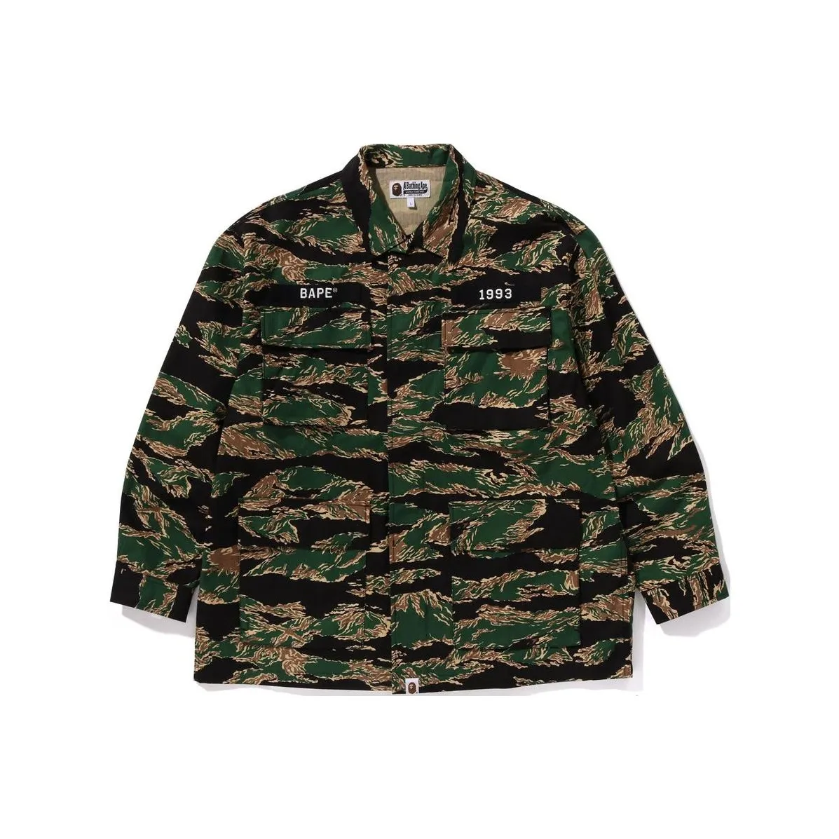 A BATHING APE Рубашка Мужская Зеленая