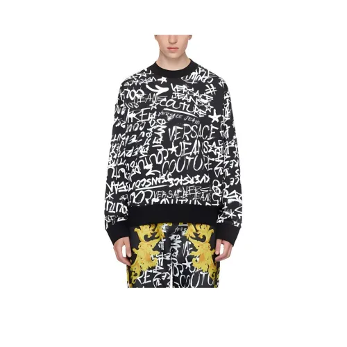 VERSACE JEANS Черный Мужские Свитшоты