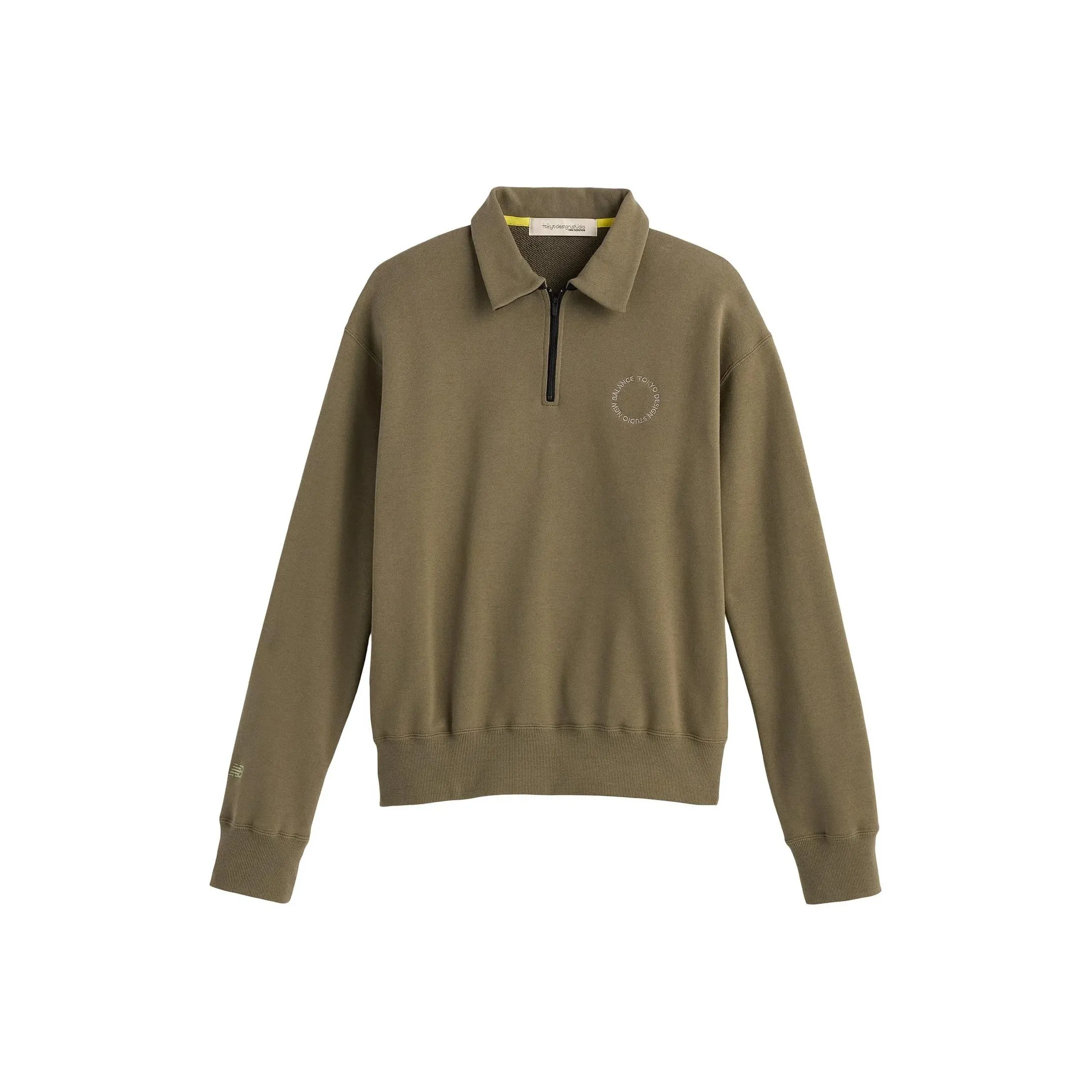 New Balance Толстовка Унисекс Stealth Зеленый