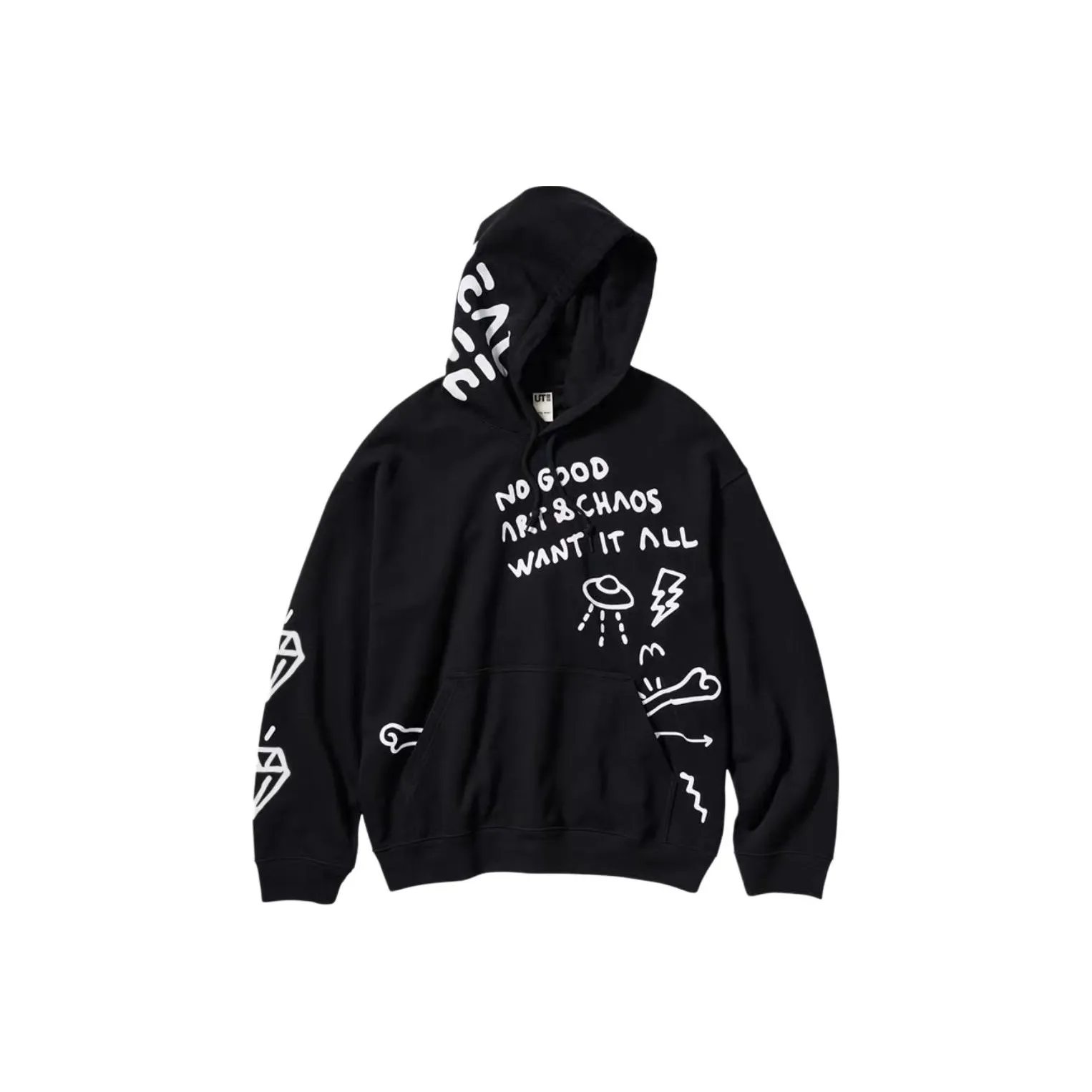 UNIQLO Черный Унисекс Свитшоты