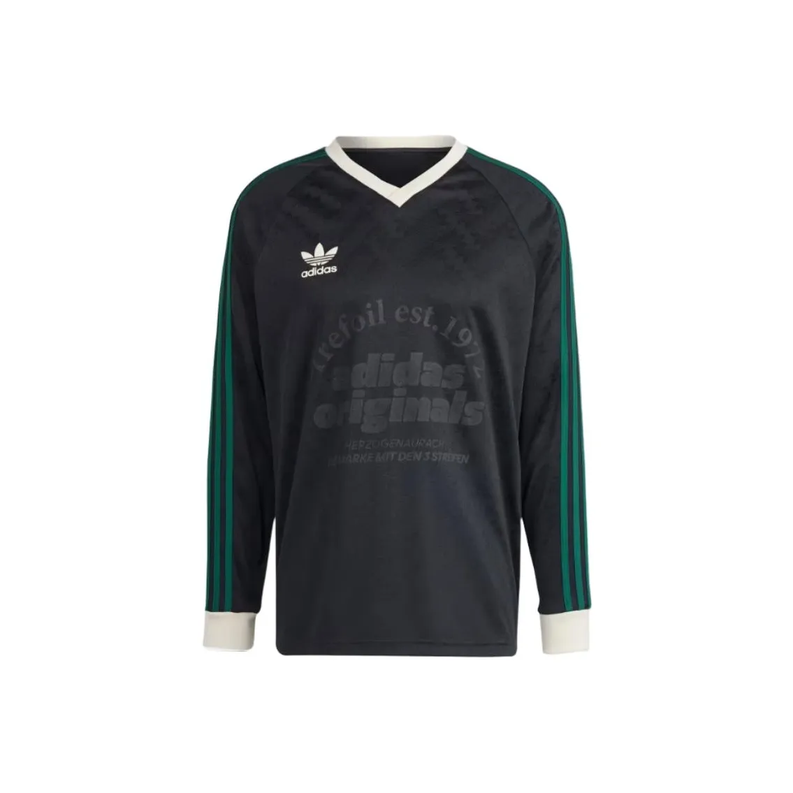 Adidas Trefoil-print Jersey T-shirt