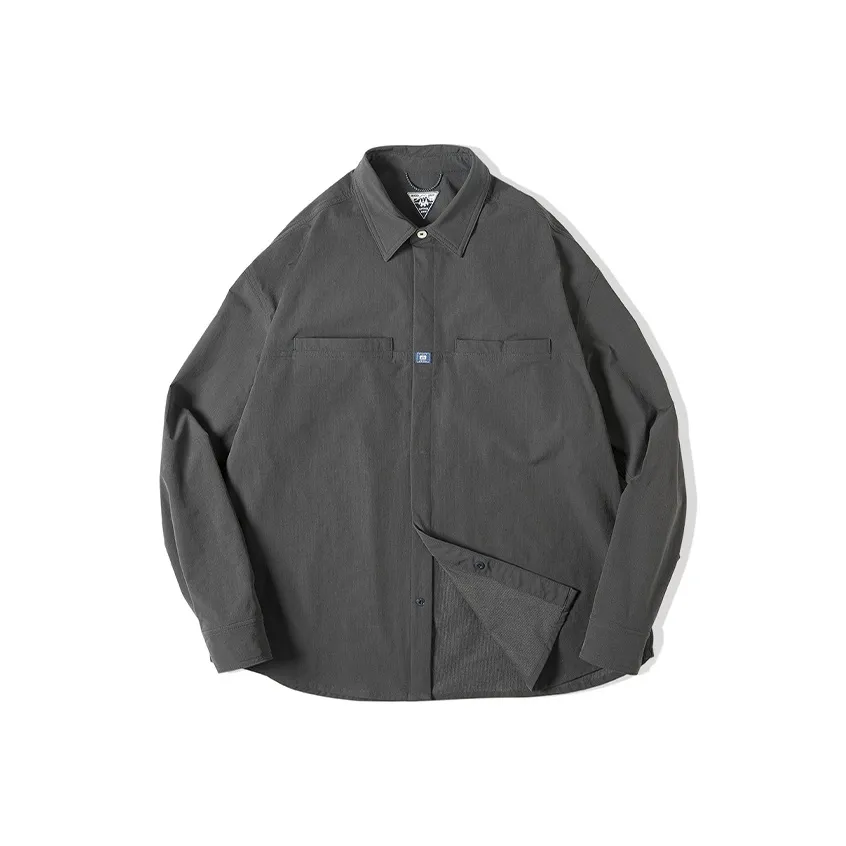 MADEN Long Sleeved Shirt Men's Dark Gray