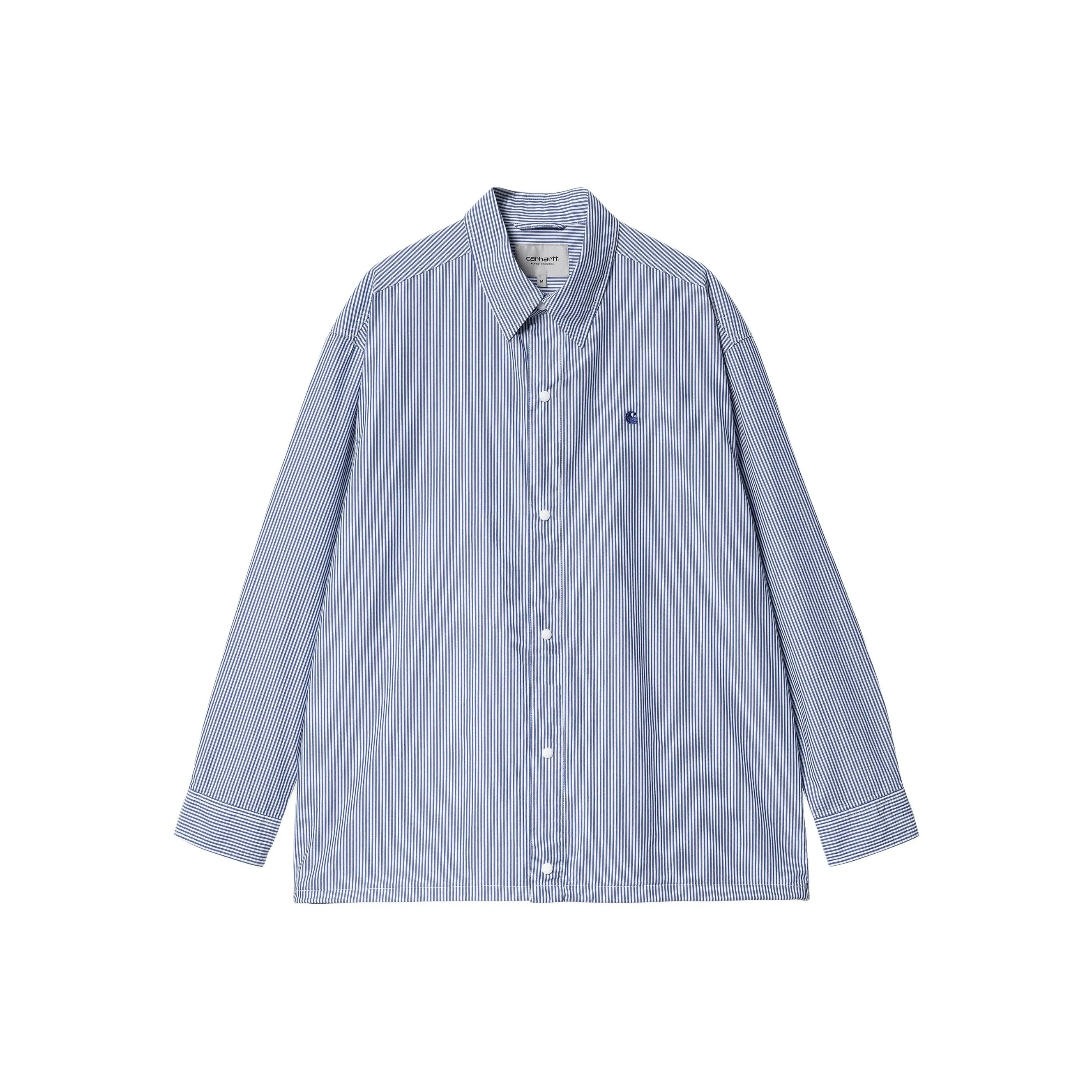Carhartt WIP SS24 L/S Asher Shirt Men's Blue