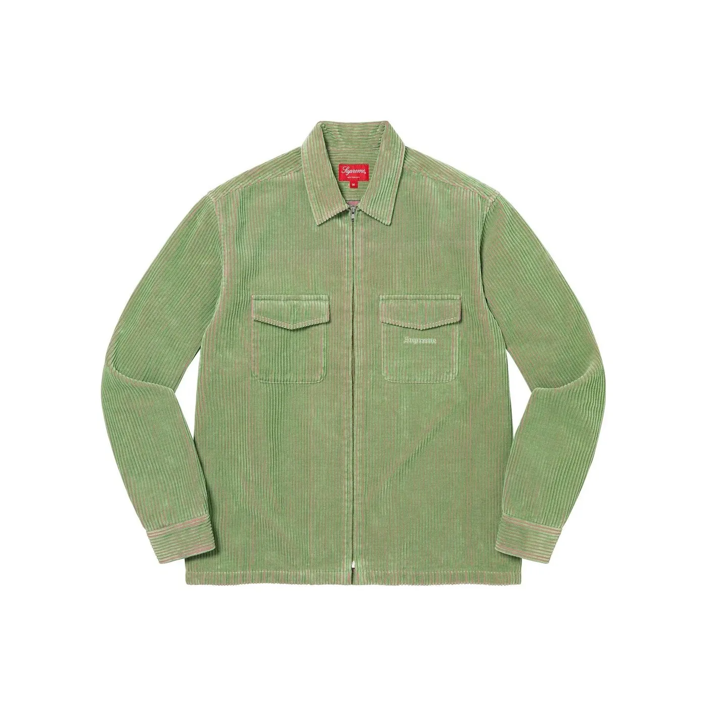 Supreme 2 Tone Corduroy Zip Up Shirt