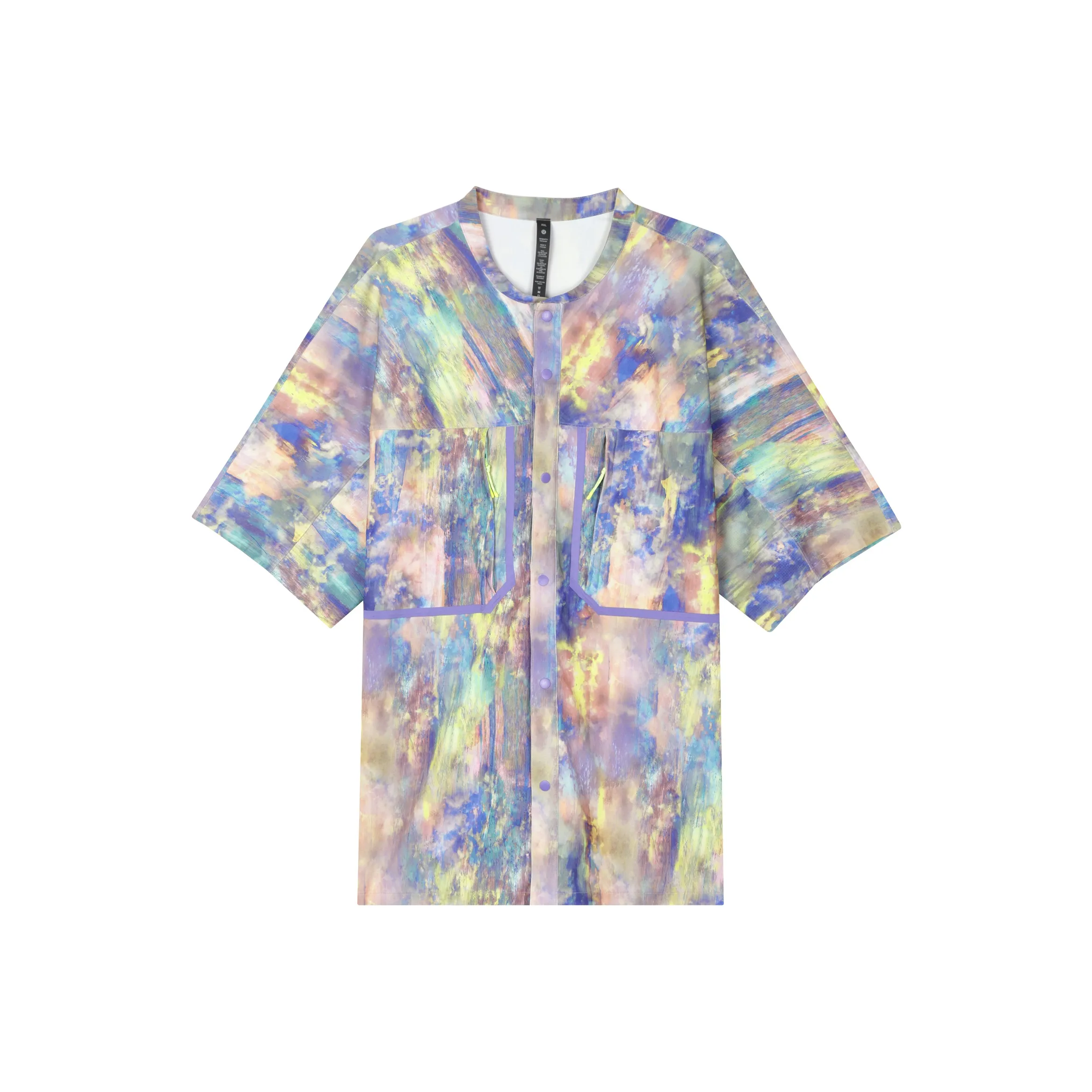 lululemon Абстрактный Масло Цвет Mixing/ALNM Мужские Рубашки