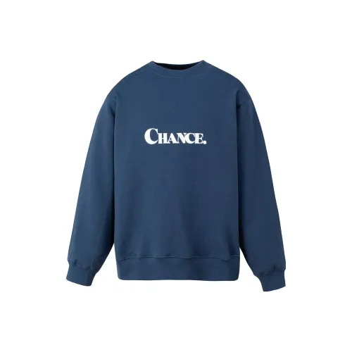 CHANCECHANCE Синий Унисекс Свитшоты