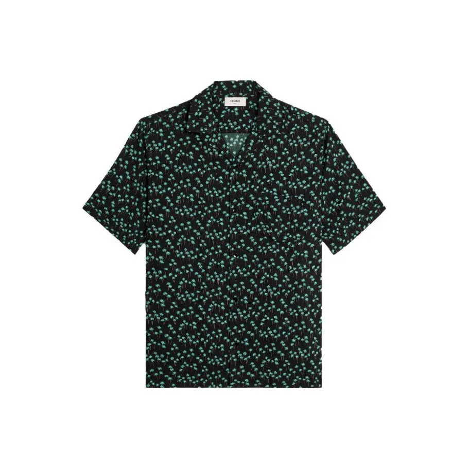 CELINE Мужские черные рубашки