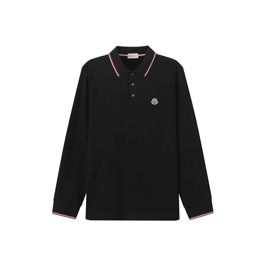 MONCLER FW22 Поло Мужское Черное