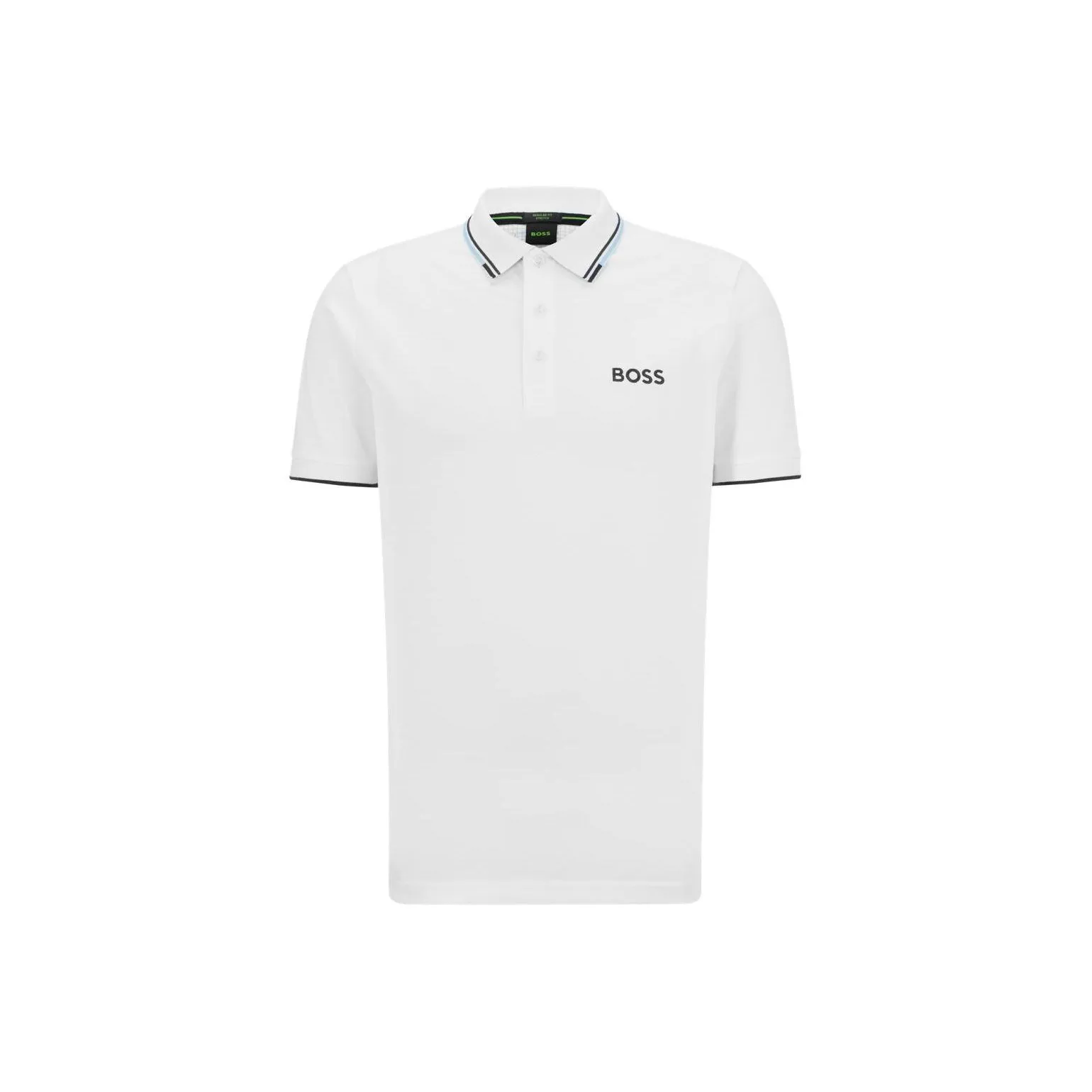 HUGO BOSS SS23 Polo Shirts Men's Blue With White Lettering