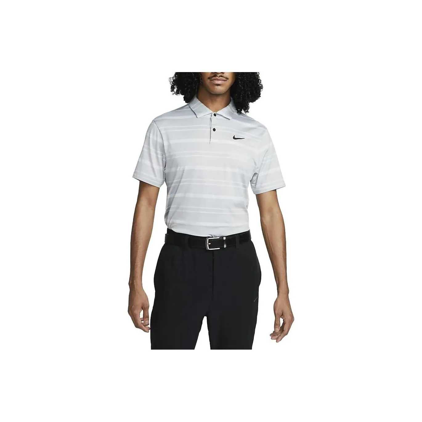 Nike Синий с Белым Lettering Мужская Рубашка Поло