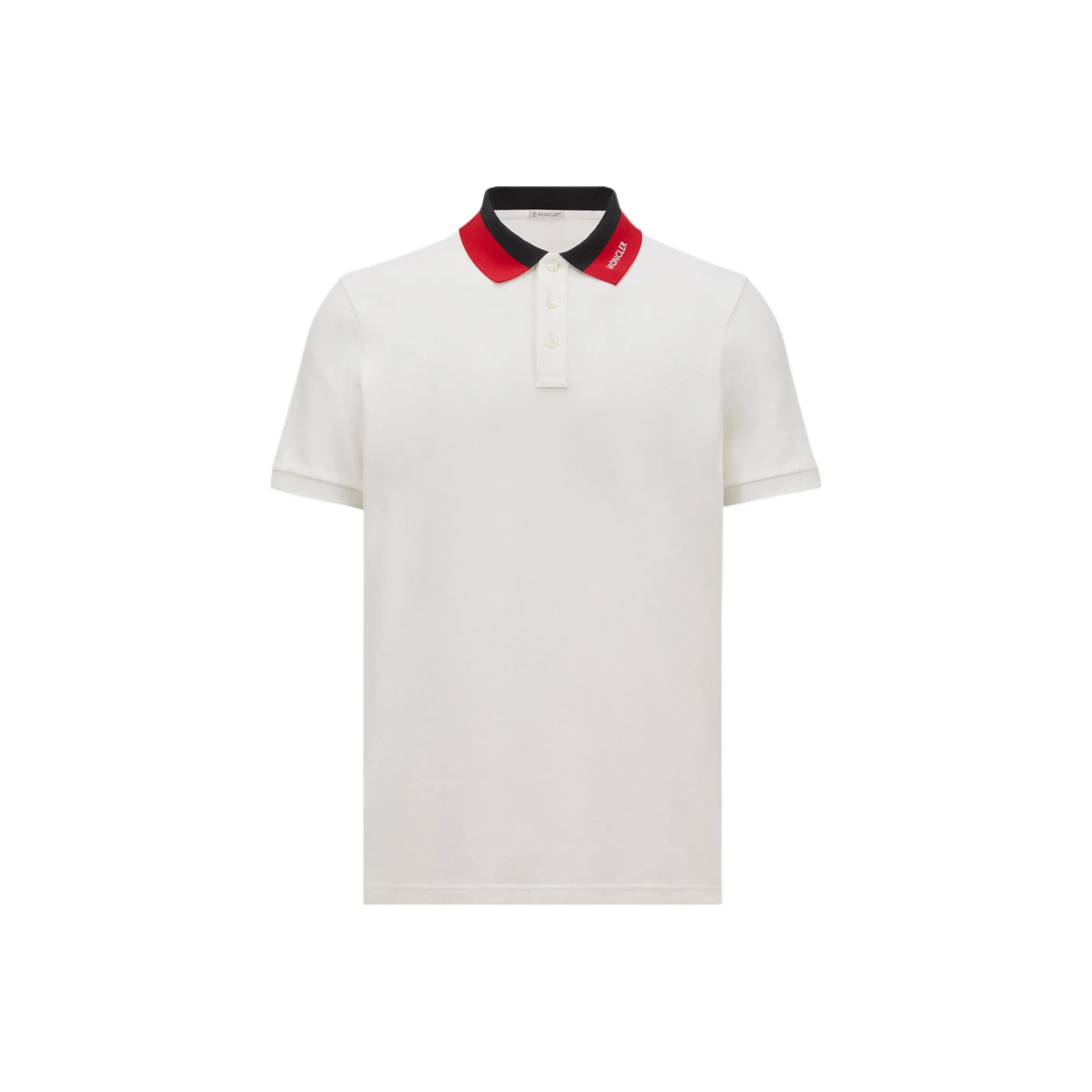 Moncler Embroidered Logo Piquet Polo Shirt