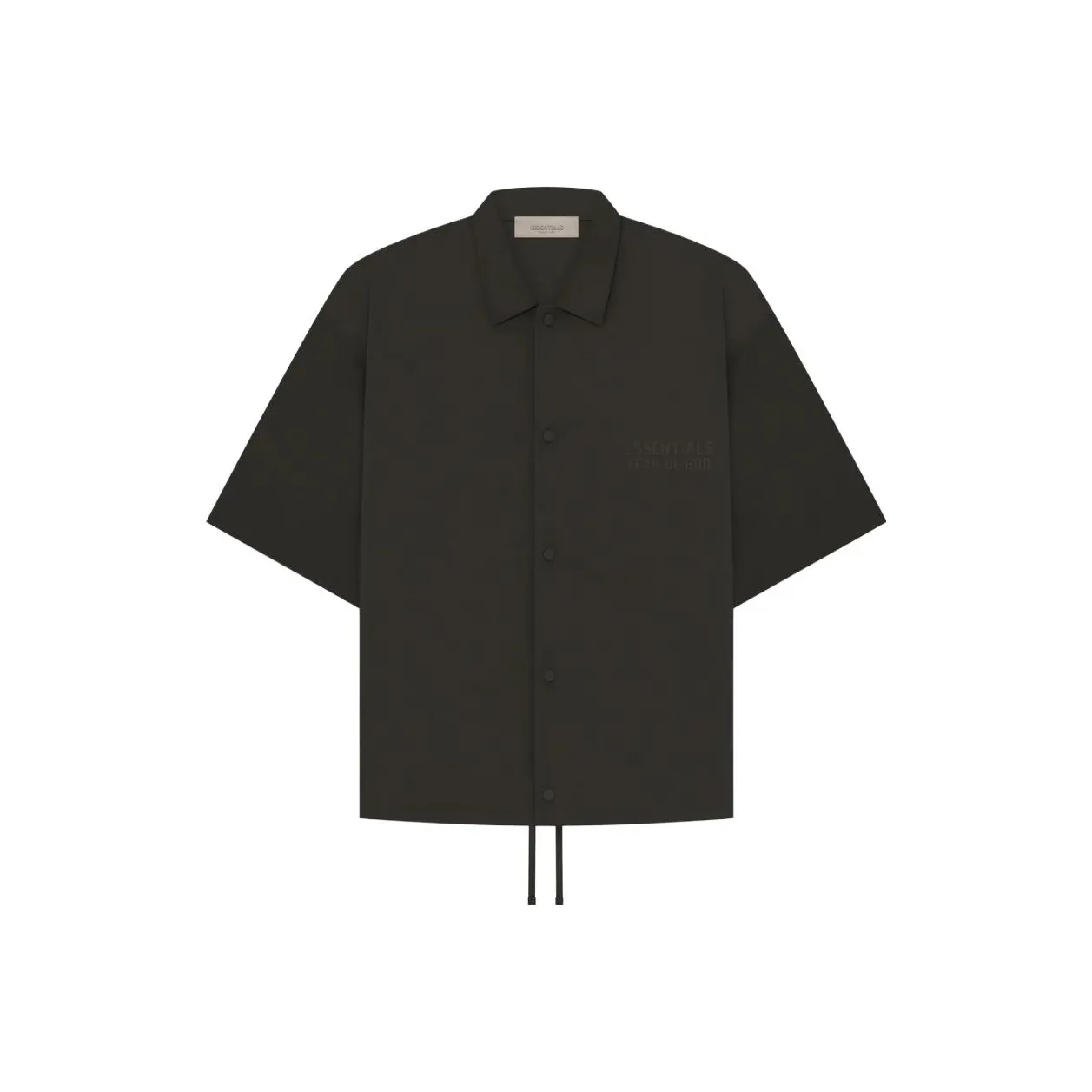 Fear Of God Essentials Рубашка Мужская Серый Черный