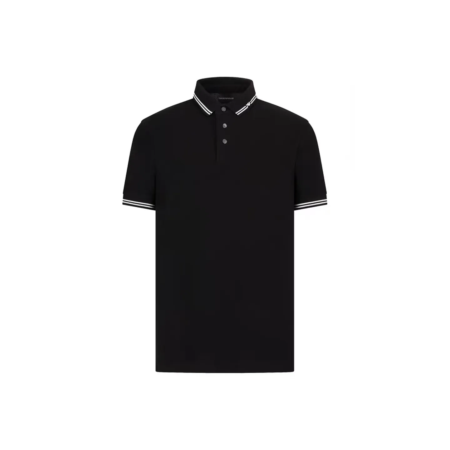 EMPORIO ARMANI Polo Shirts Men Black