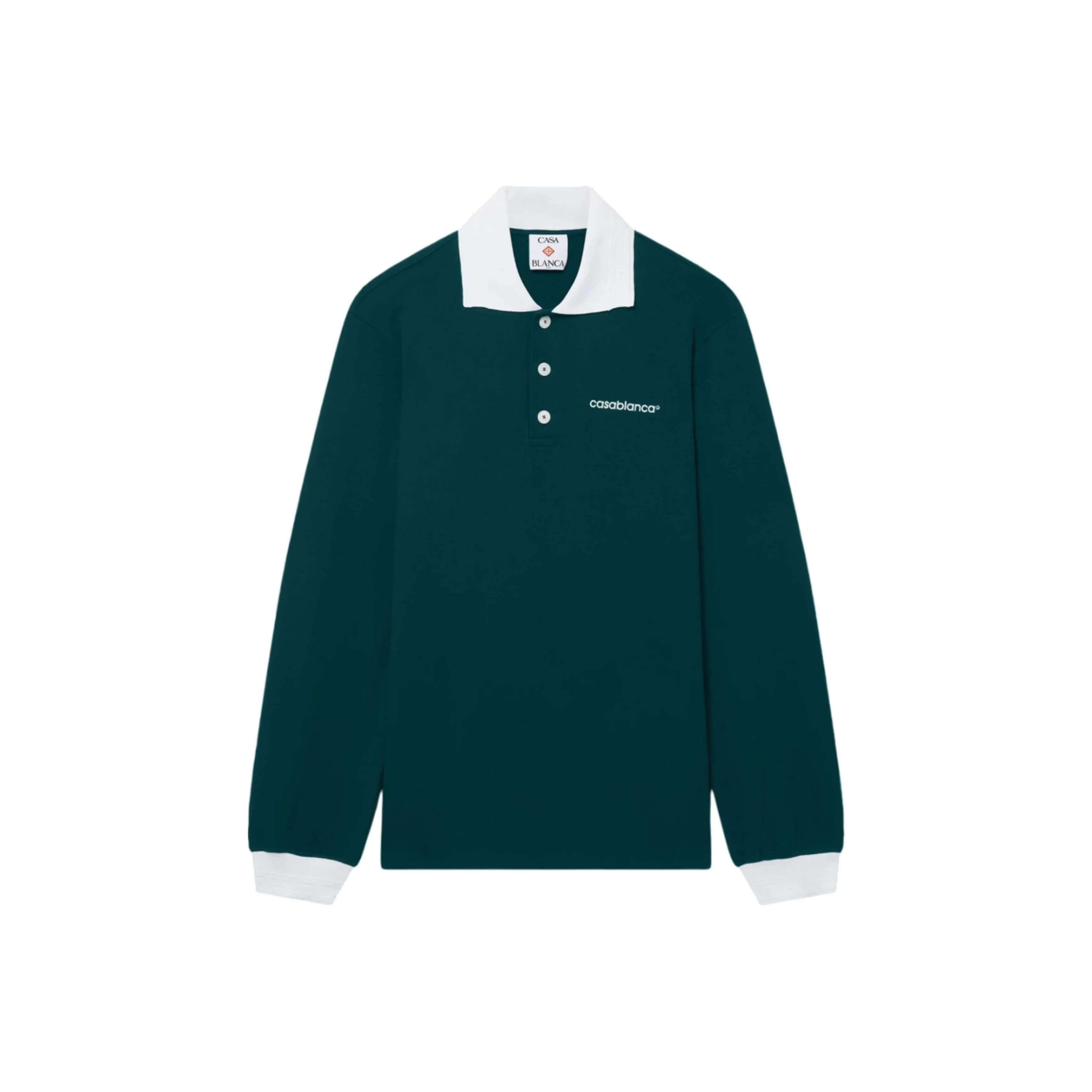 CASABLANCA Long Sleeve Polo Shirt