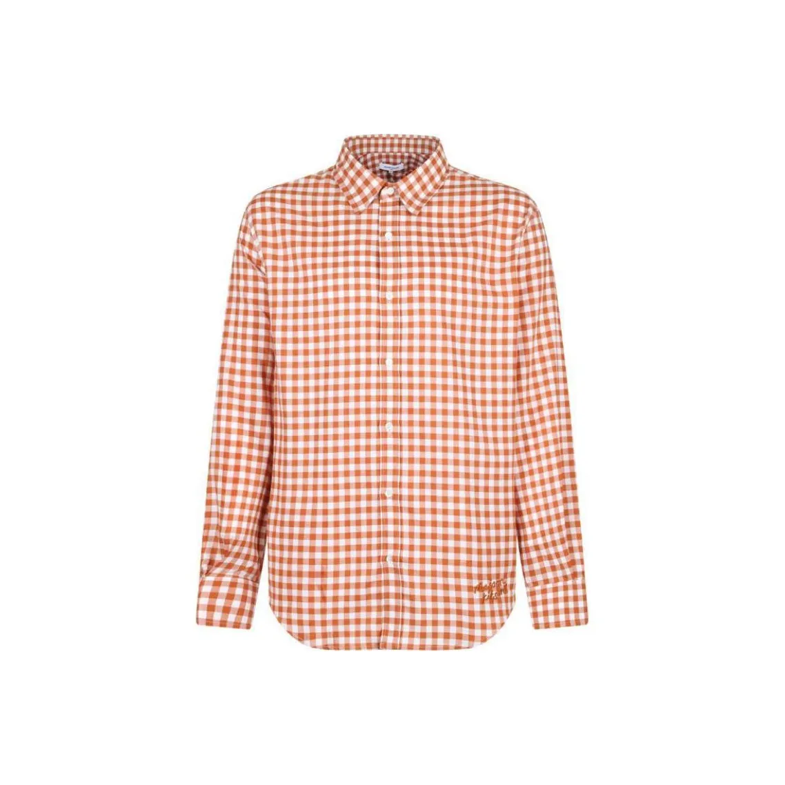 Maison Kitsune Рубашка Мужская Оранжевая