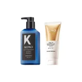 2종 세트: 비듬 제거 럭셔리 샴푸 500ml + 케라틴 복원 리바이탈라이징 크림 200g