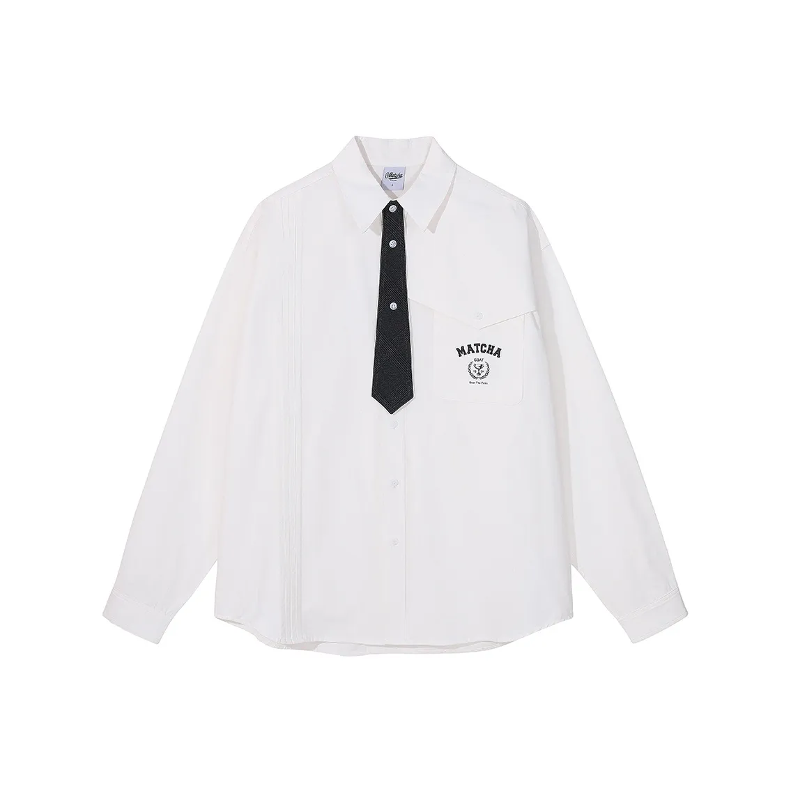 MATCHA STORY College Series Shirts Unisex White